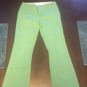 Express Green Chino Pants size 4